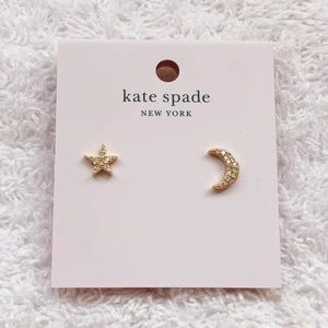 Kate Spade earrings gold crystal earrings